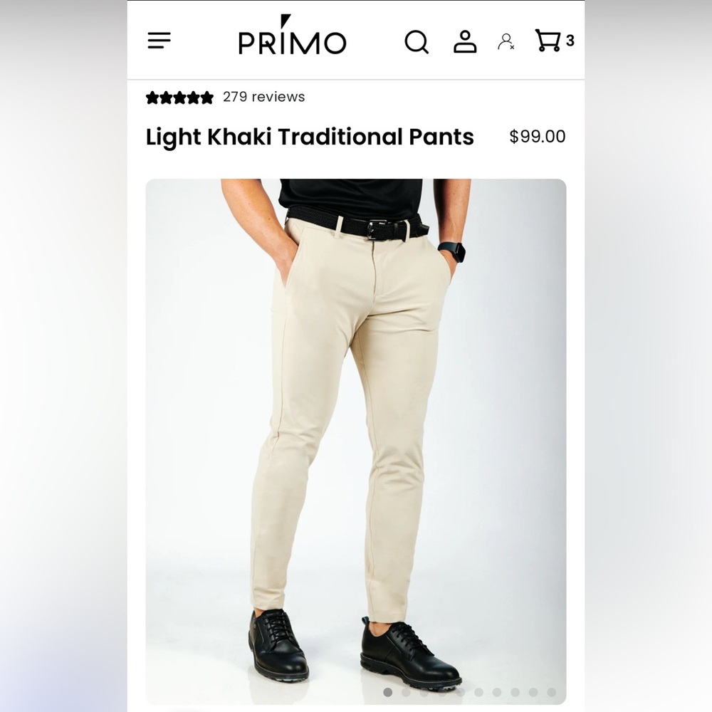 NWOT Primo golf pants
